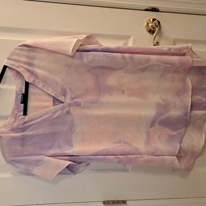 Torrid Georgette Hi-lo short sleeve top